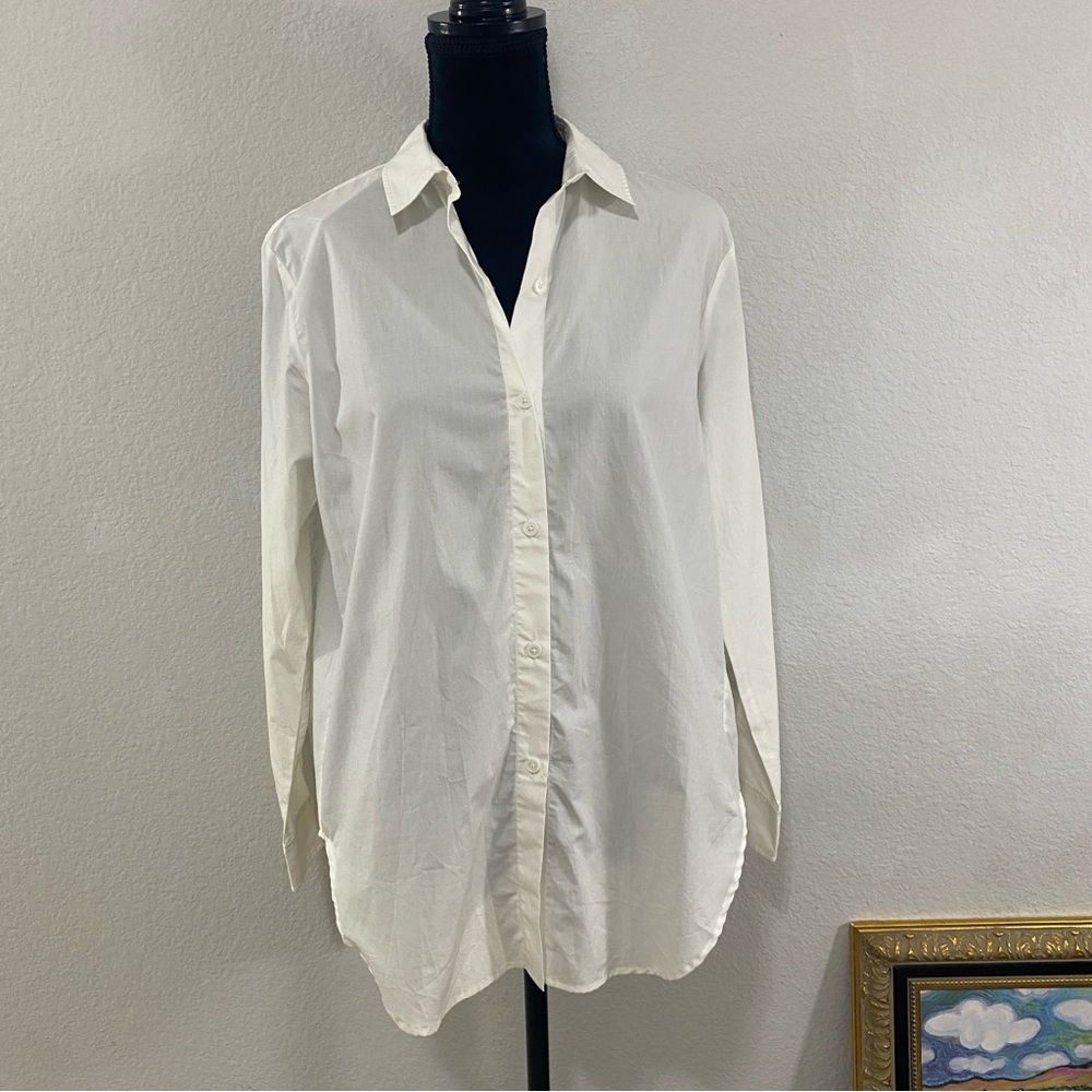 NWT Rails Classic White Buttondown Blouse‎
